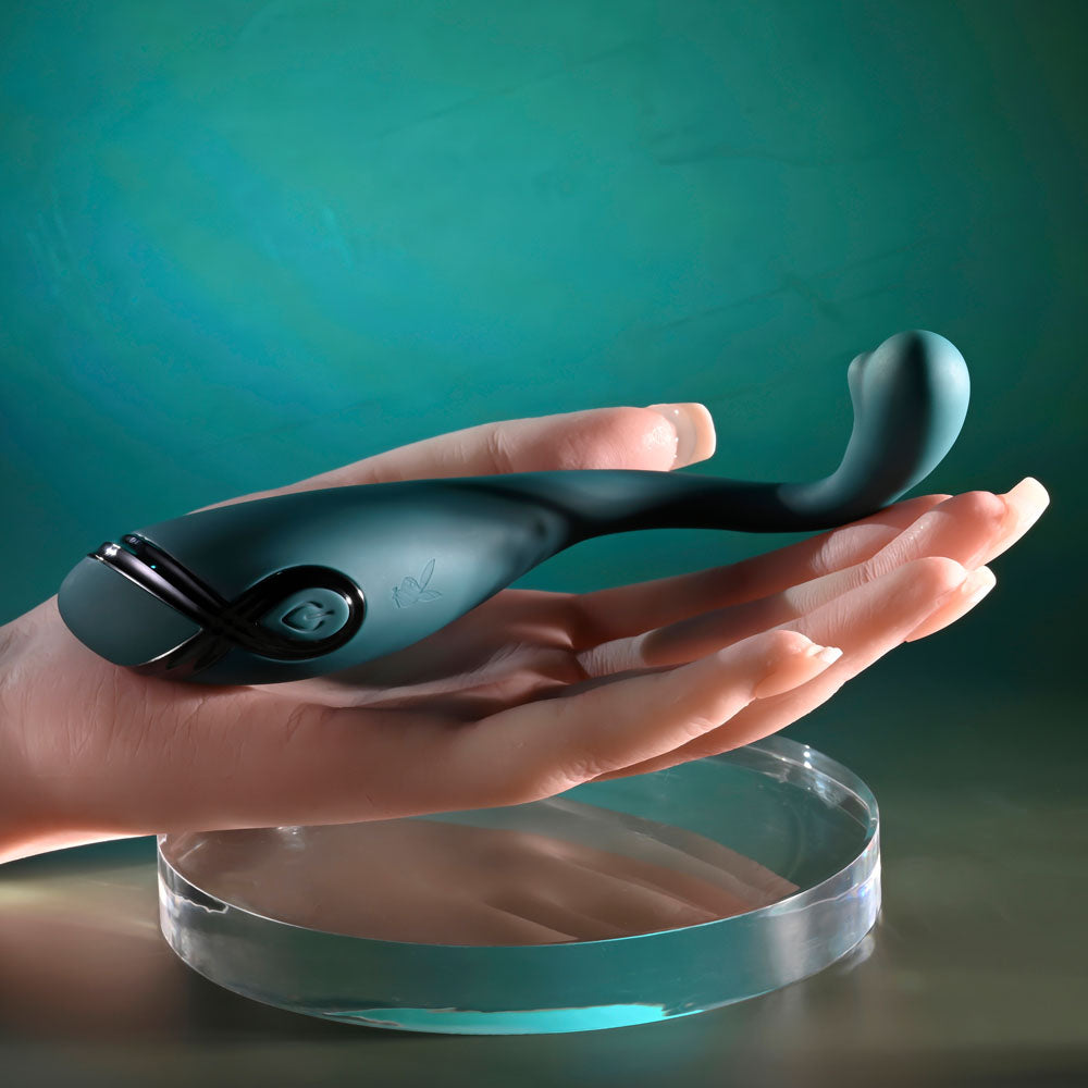 Playboy Pleasure Pinpoint Perfection – USB Rechargeable 19.3 cm Poseable Slim Vibrator