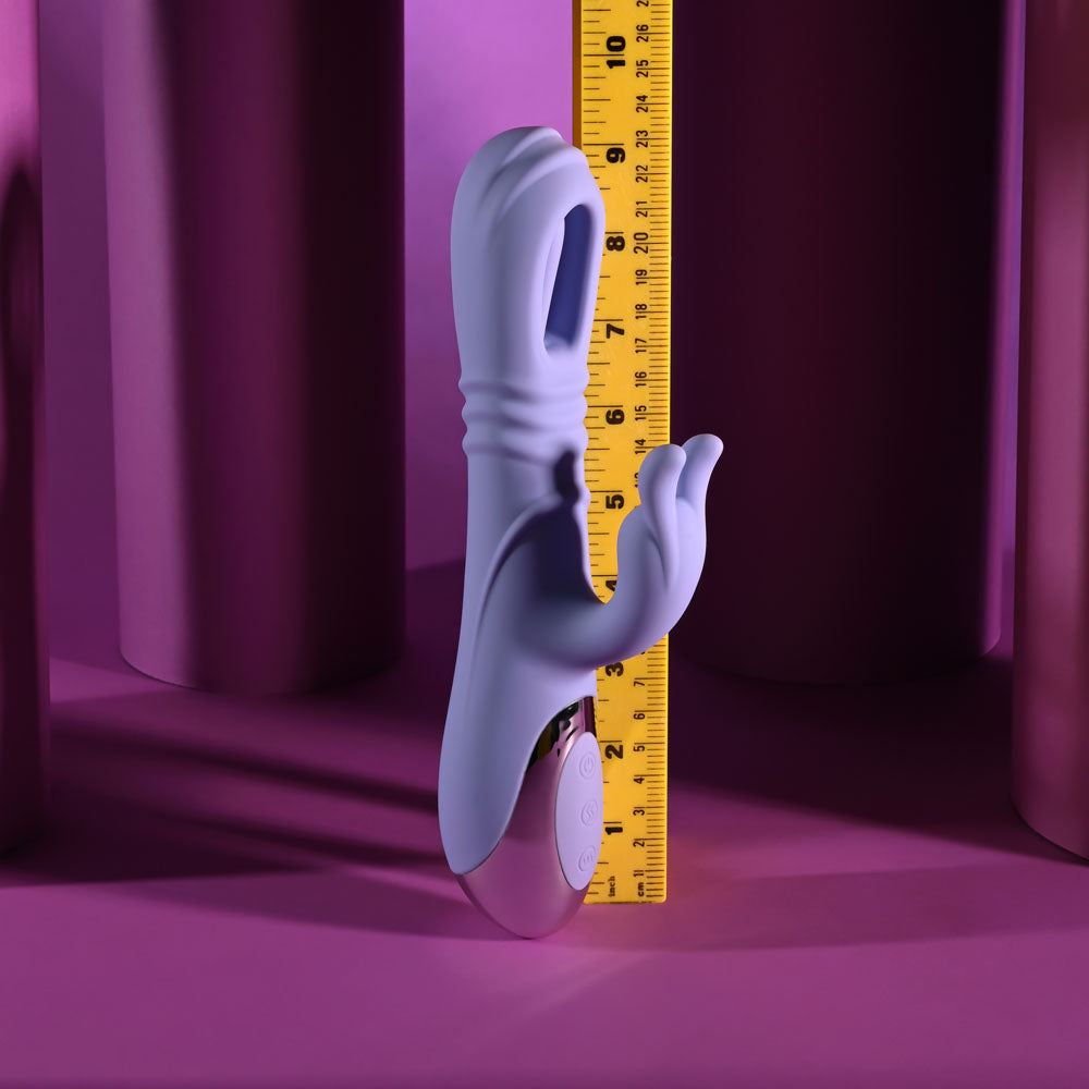Playboy Pleasure Tap Me In – USB Rechargeable 24.2 cm Rabbit Vibrator