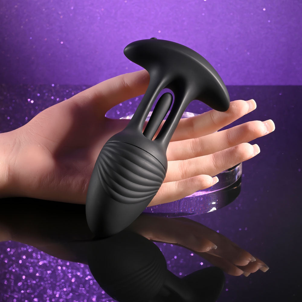 Playboy Pleasure Rim Shot – 11.4 cm USB Rechargeable Vibrating Butt Plug
