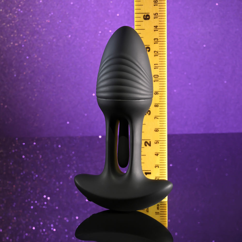 Playboy Pleasure Rim Shot – 11.4 cm USB Rechargeable Vibrating Butt Plug