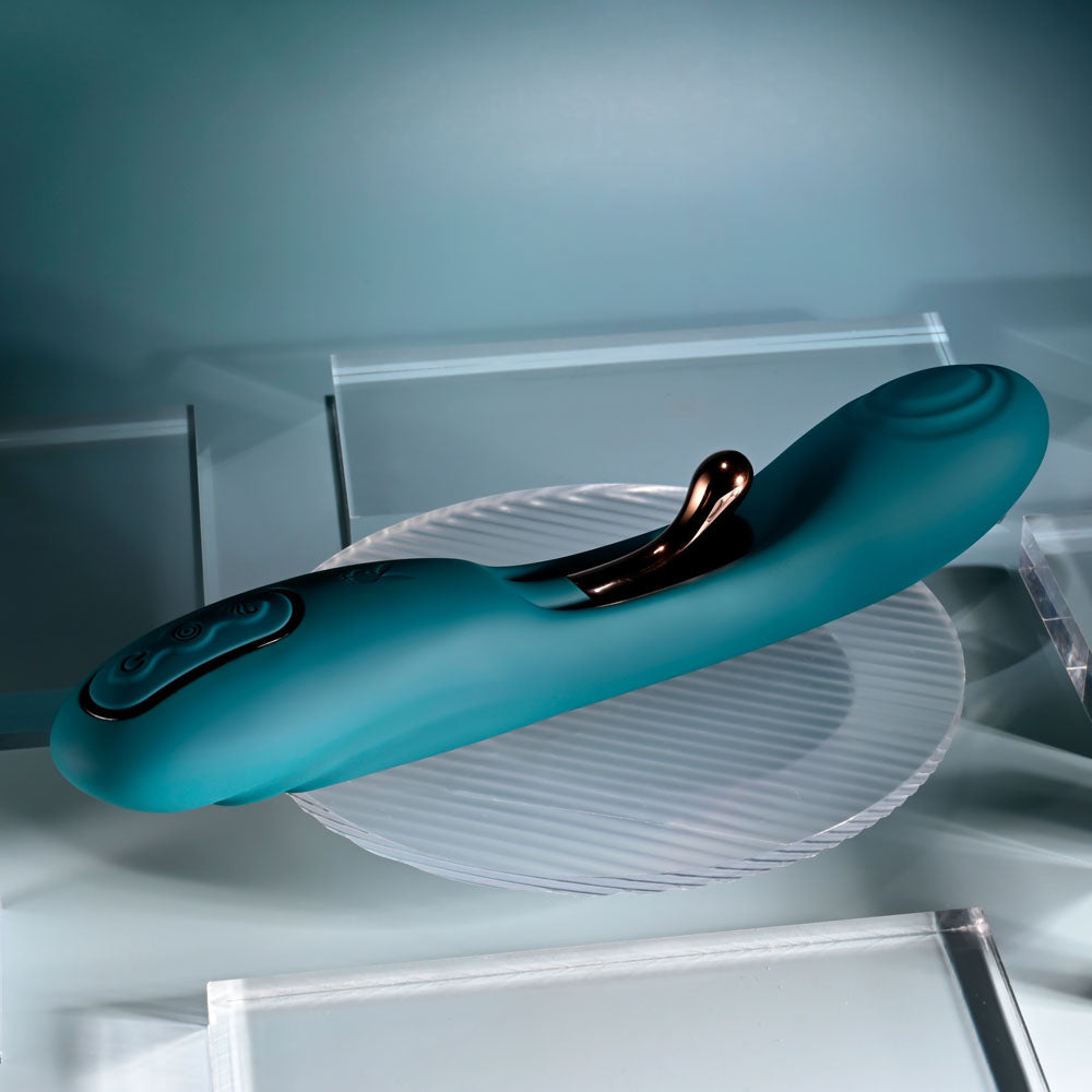 Playboy Pleasure Aurelie 22.7 cm Vibrator with Internal Flicker for G-Spot Stimulation