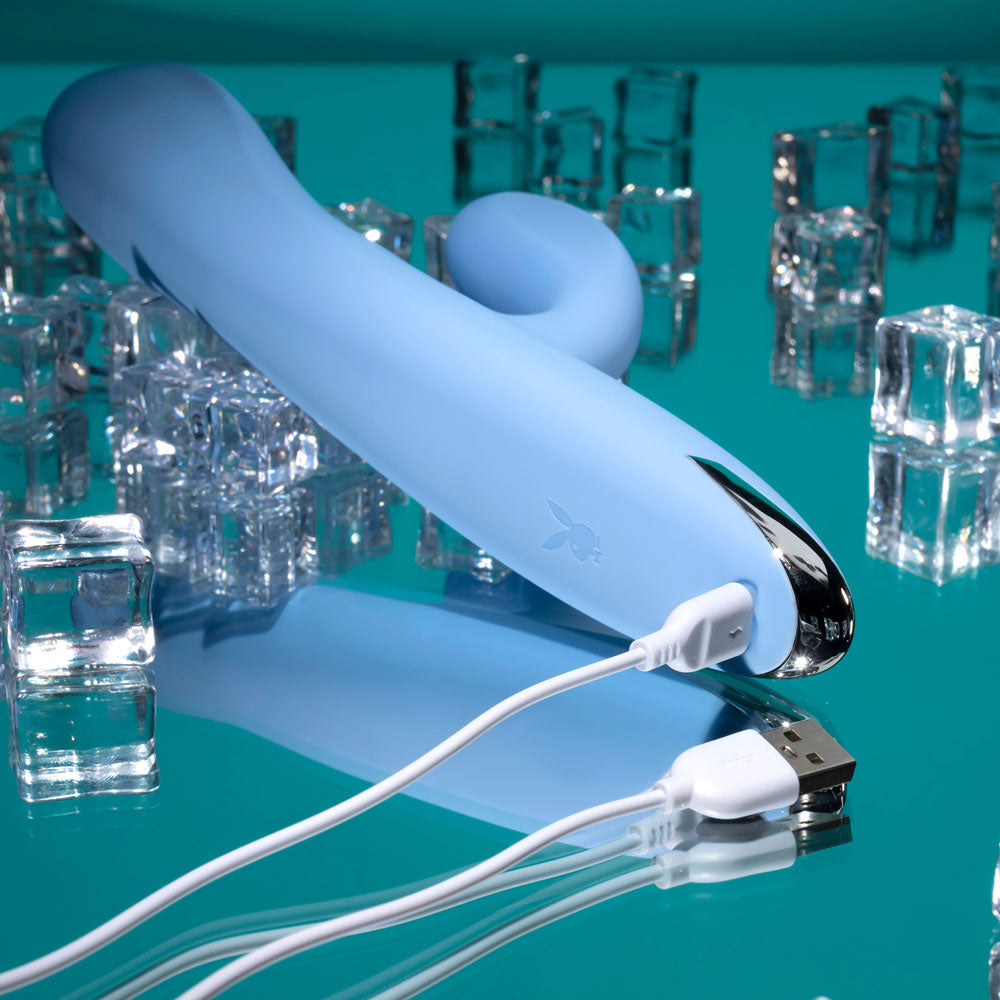 Playboy Pleasure Up and Away Rabbit Vibrator 26.7 cm Rechargeable