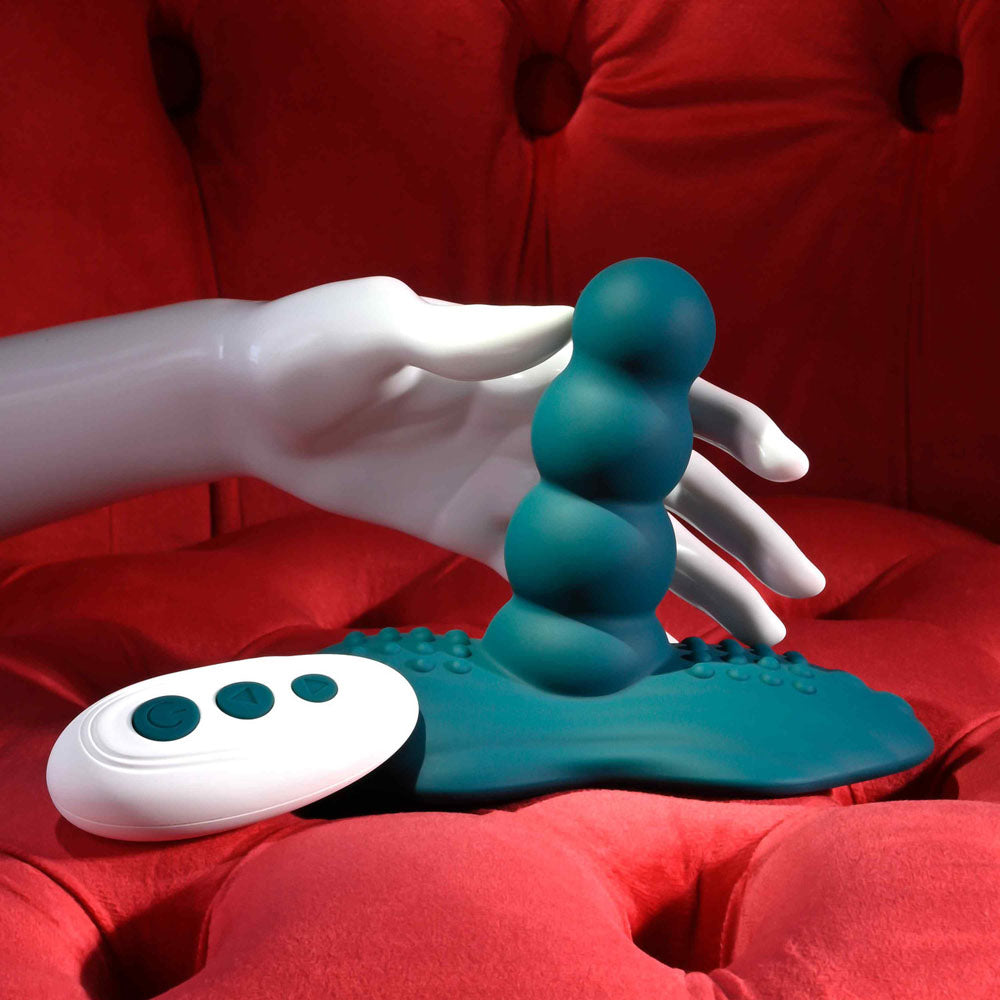 Playboy Pleasure Have a Seat Rideable Vibrator and Grinder Pad with Remote – Rechargeable Vibrator