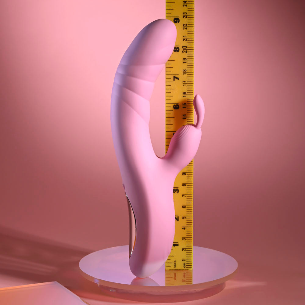 Playboy Pleasure Rub Me Right – Thrusting Rabbit Vibrator