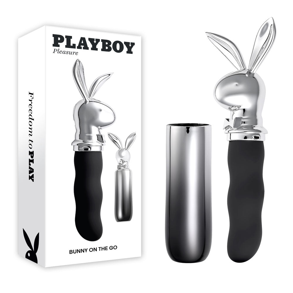 Playboy Pleasure Bunny On The Go – USB-C Rechargeable 18.6 cm Vibrator