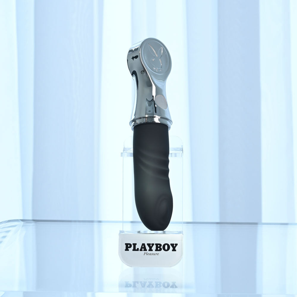 Playboy Pleasure Bon Voyage – USB-C Rechargeable 18.7 cm Tapping Vibrator