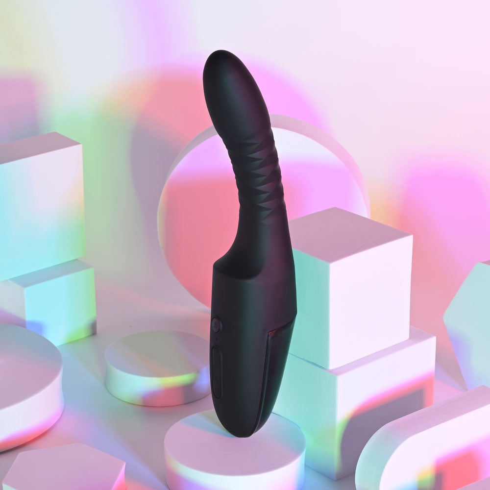 Playboy Pleasure Overdrive – 28.2 cm USB Rechargeable Thrusting Vibrator