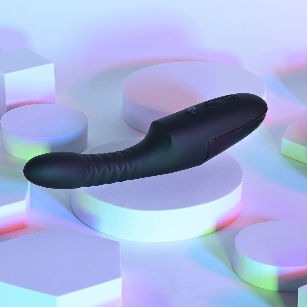 Playboy Pleasure Overdrive – 28.2 cm USB Rechargeable Thrusting Vibrator