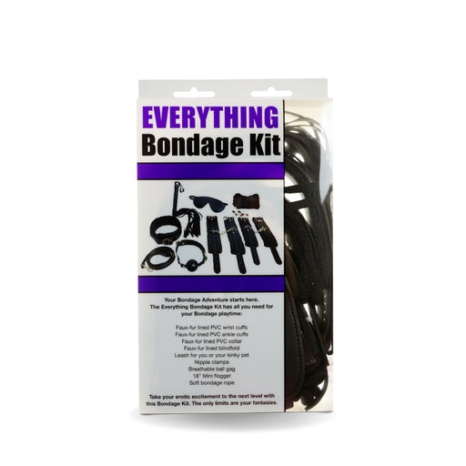 Bizarre Video Everything Bondage Kit Black Faux-Fur