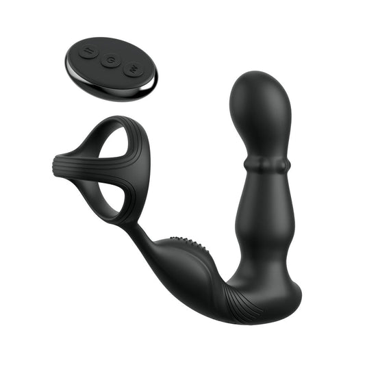 Anal Fantasy Elite Ass-Gasm Slide & Glide – USB Rechargeable Prostate Massager with Cock Ring
