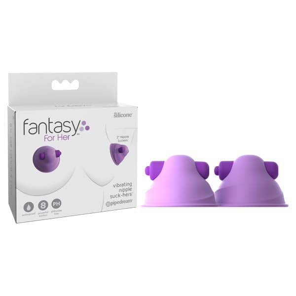 Fantasy for Her Vibrating Nipple Suck-Her – 2 Inch Vibrating Nipple Toy