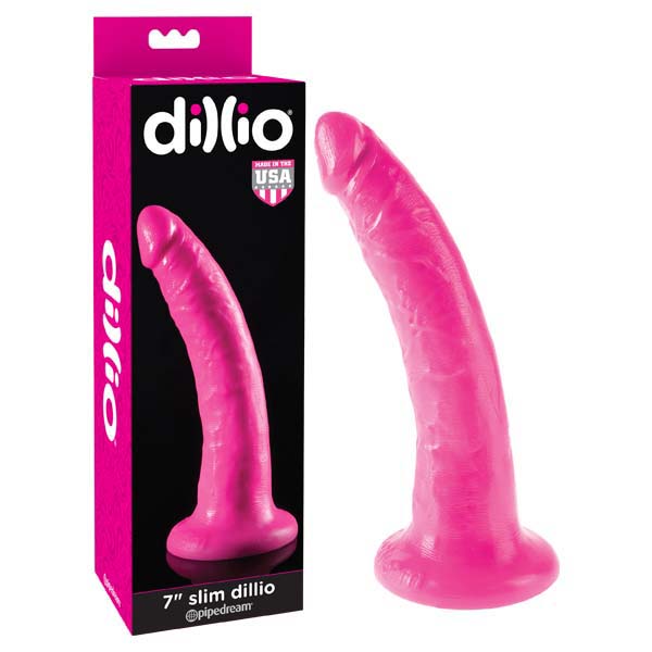 Dillio 7 Inch Slim Dong – Suction-Cup Base Dong