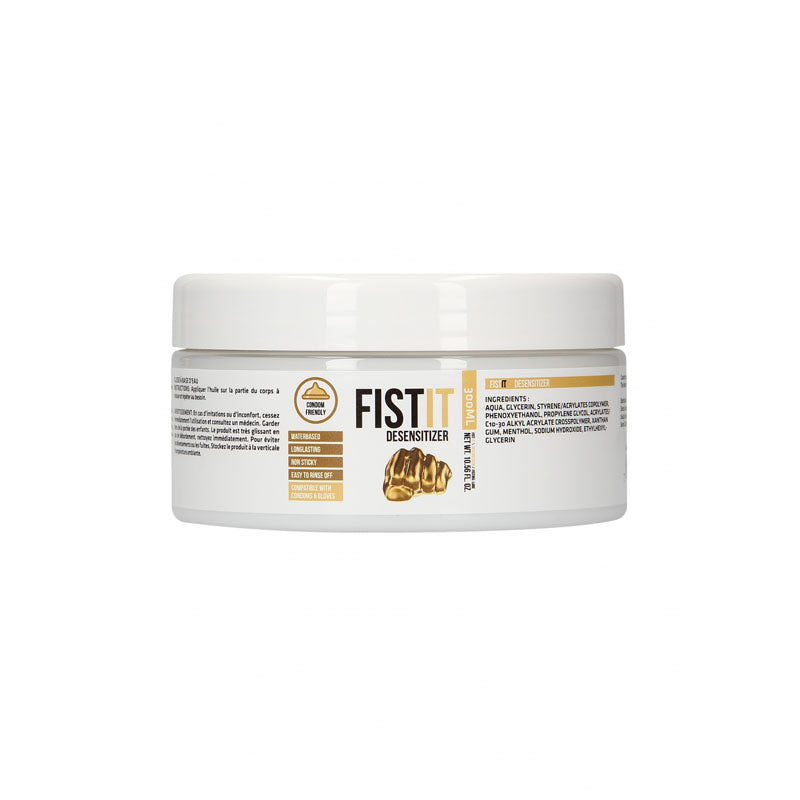 Pharmquests Fist-It Numbing – Water-Based Lubricant 300 ml Tub
