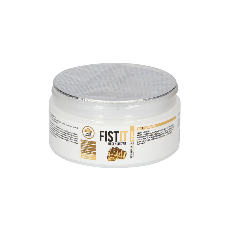 Pharmquests Fist-It Numbing – Water-Based Lubricant 300 ml Tub