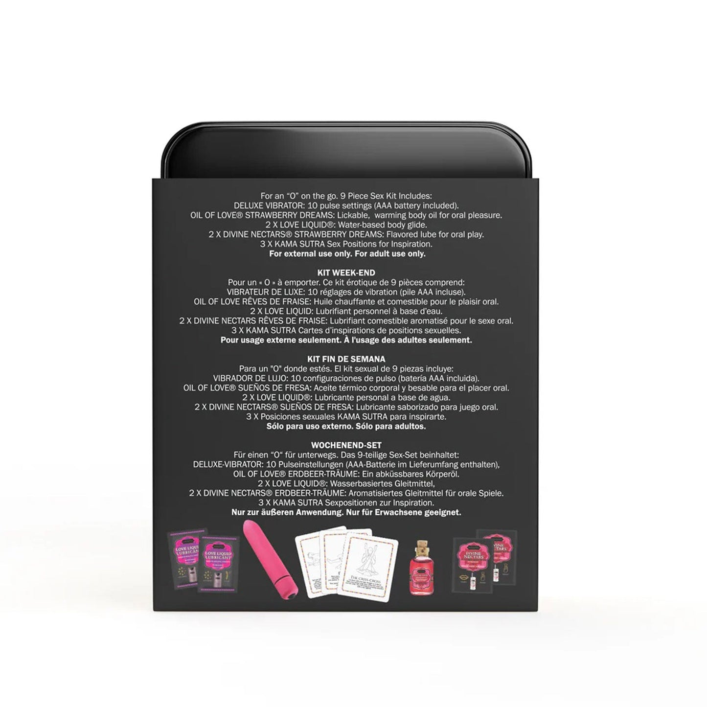 Vibe Weekender Kit (Strawberry Dreams) – Battery-Powered Mini Vibrator Kit