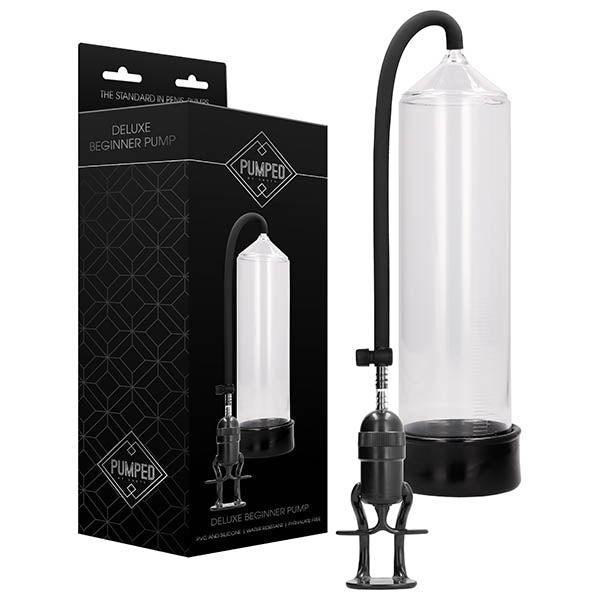 Pumped Deluxe Beginner Penis Pump Clear - 9" x 2.35"