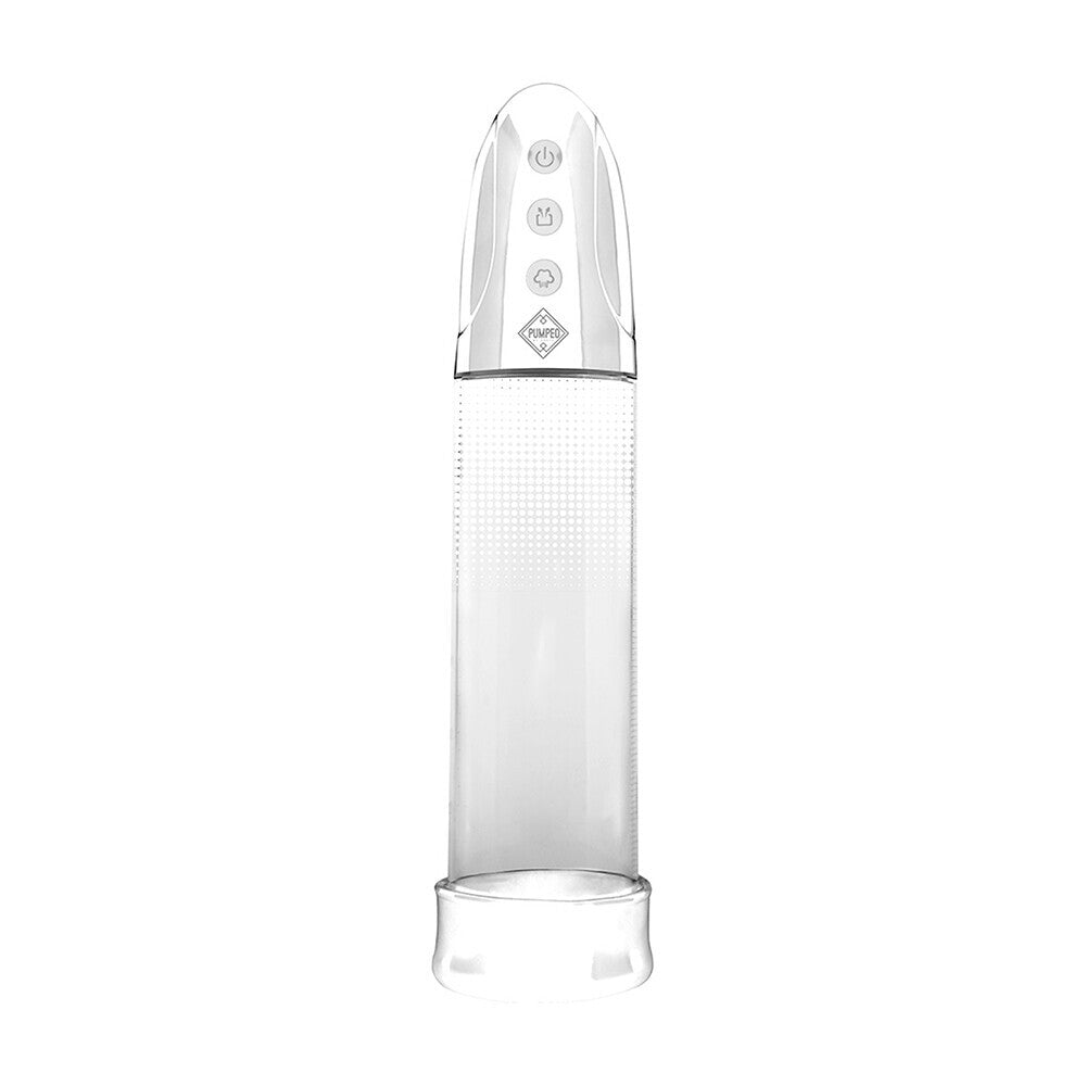 Pumped Automatic Rechargeable Silicone Pump – 7.8 Inch Cylinder Pump