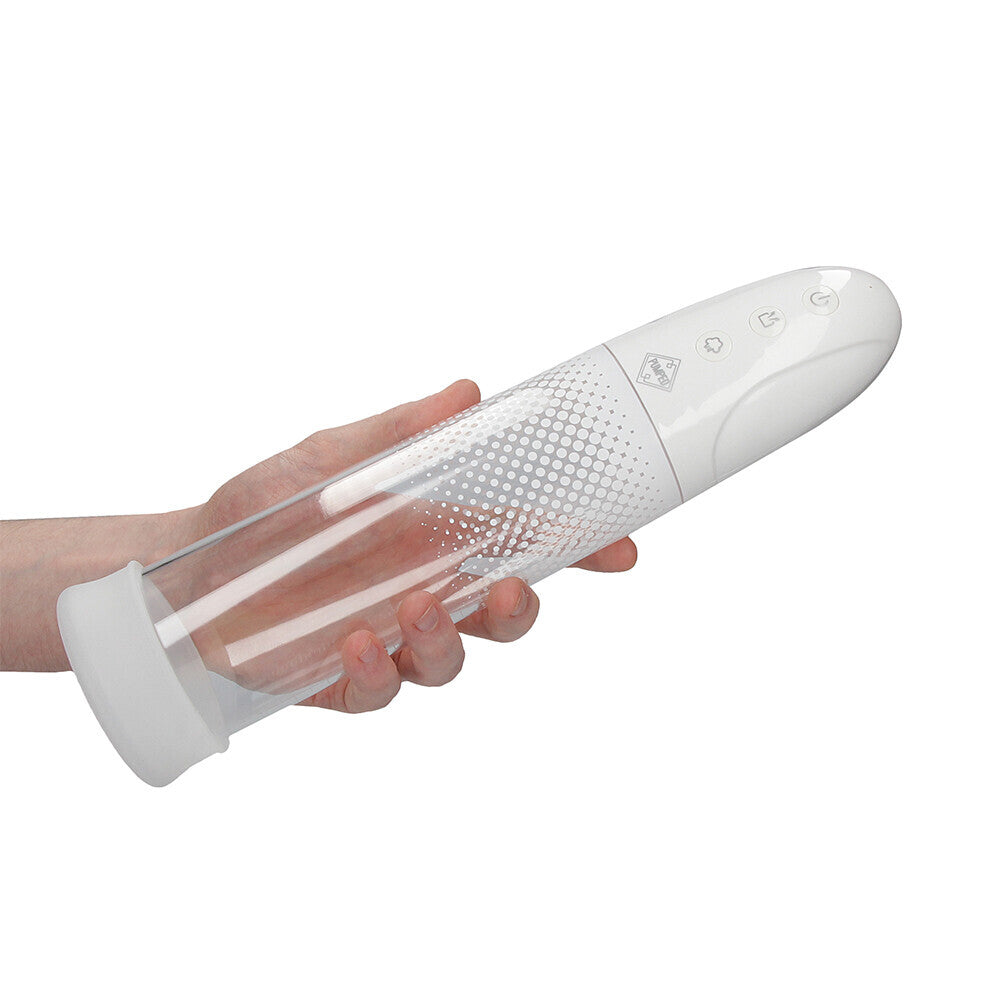 Pumped Automatic Rechargeable Silicone Pump – 7.8 Inch Cylinder Pump