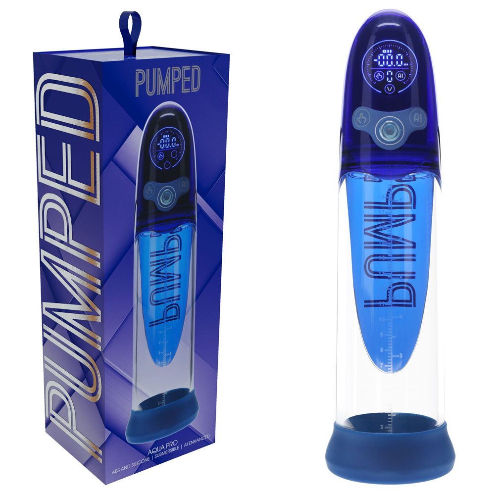 Pumped Aqua Pro Auto Penis Pump AI Tech - 20cm