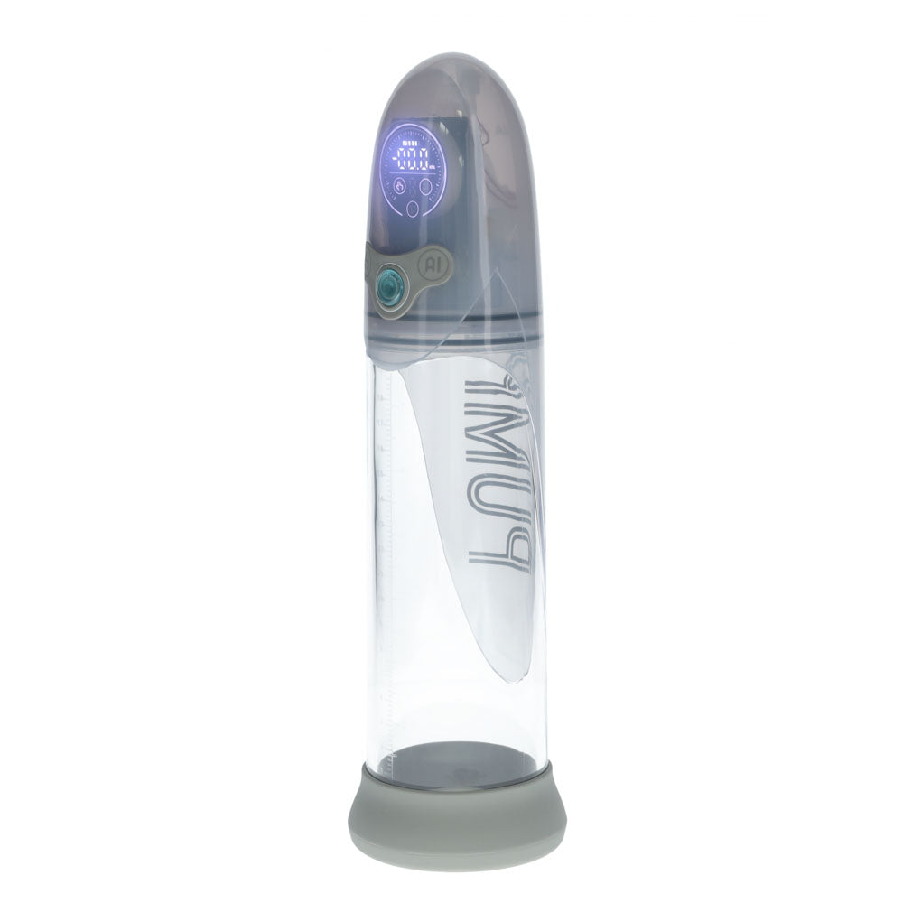 Pumped Aqua Pro Auto Penis Pump Grey Clear - 20cm Insertable