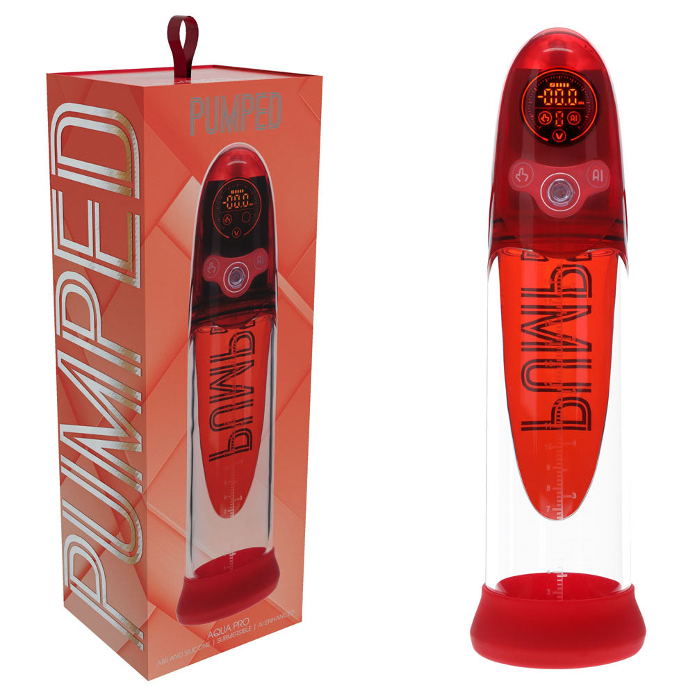 Pumped Aqua Pro Auto Penis Pump Submersible - 20cm Insertable