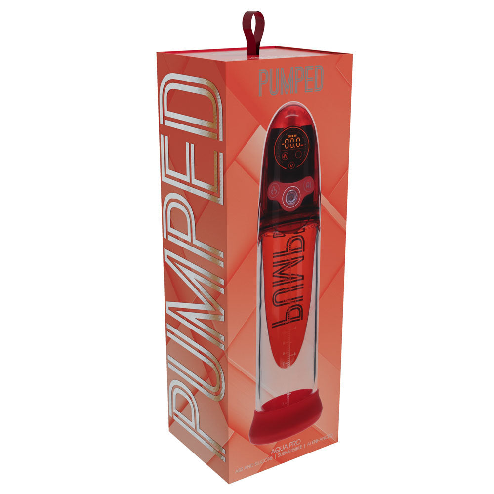 Pumped Aqua Pro Auto Penis Pump Submersible - 20cm Insertable