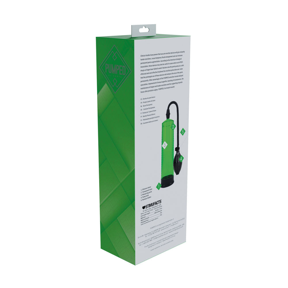 Pumped Basic Pump 1 Penis Pump - 20cm x 6cm