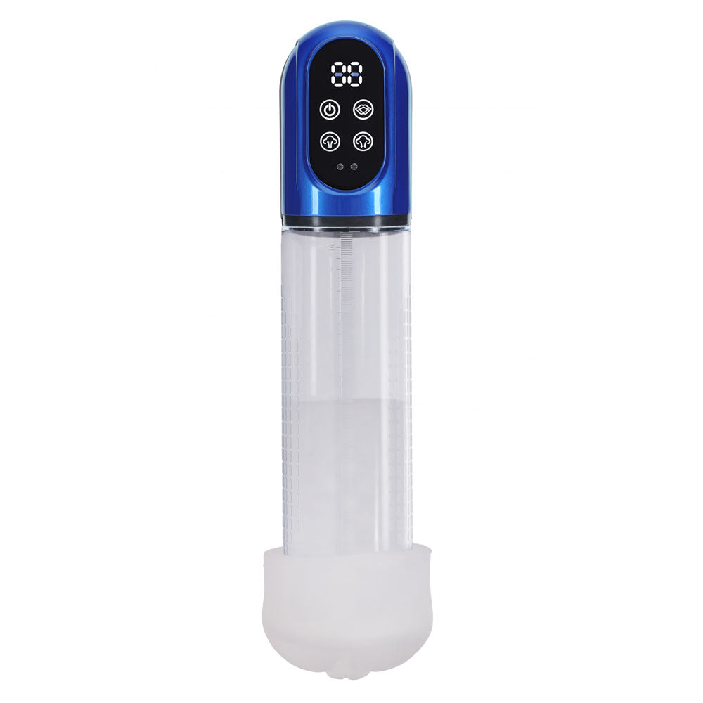 Pumped Engage Automatic Penis Pump Metallic 21cm Insertable