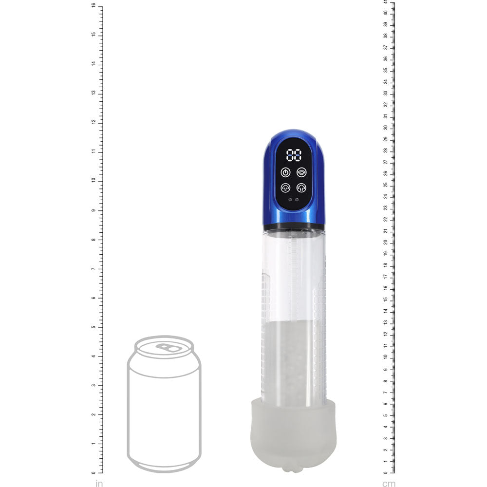 Pumped Engage Automatic Penis Pump Metallic 21cm Insertable