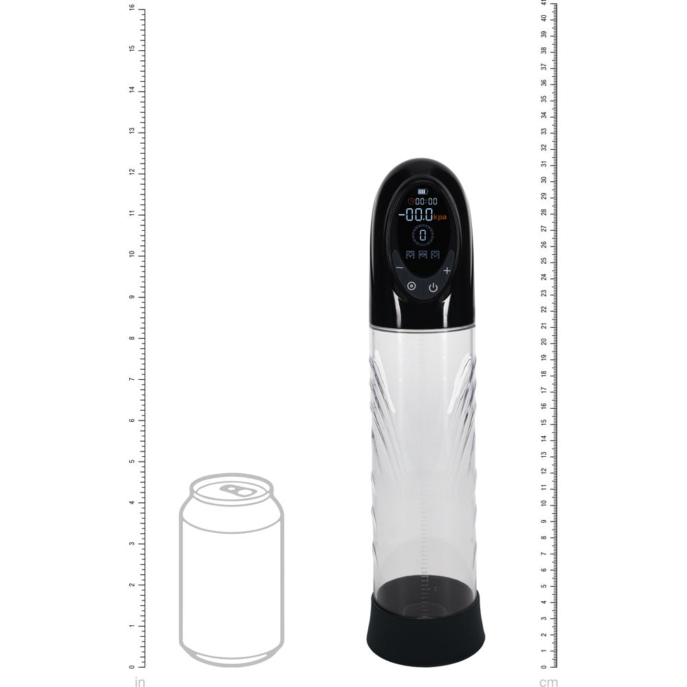 Pumped Cyberpulse Automatic Penis Pump Clear - 21cm insertable