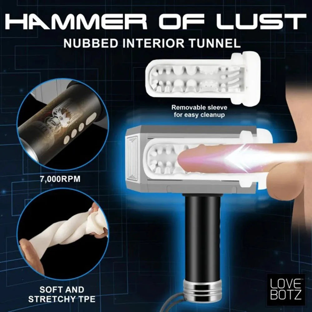 Thunder Stroker (Silver) – Sucking Masturbator