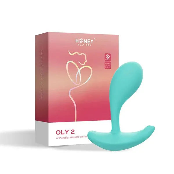 Oly 2 (Blue / Green ) – App-Enabled Wearable G-Spot Vibrator