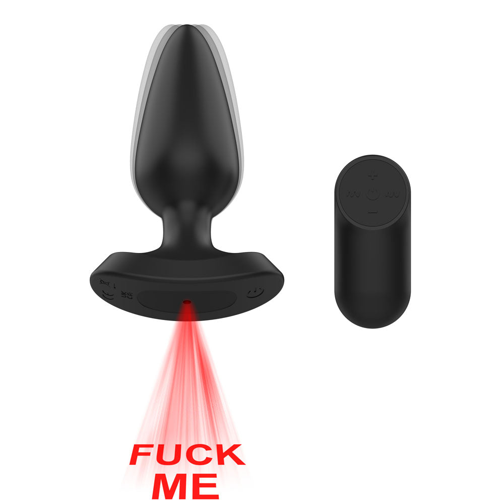 Passion Play Fuck Me – USB Rechargeable Remote-Controlled Vibrating Anal Plug
