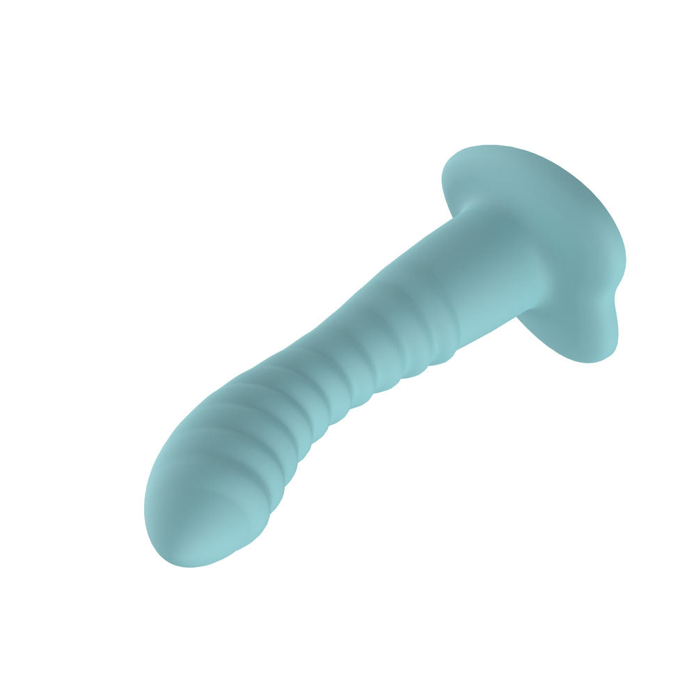 Passion Play Liquid Silicone Ridged Dildo – 18 cm Silicone Dildo