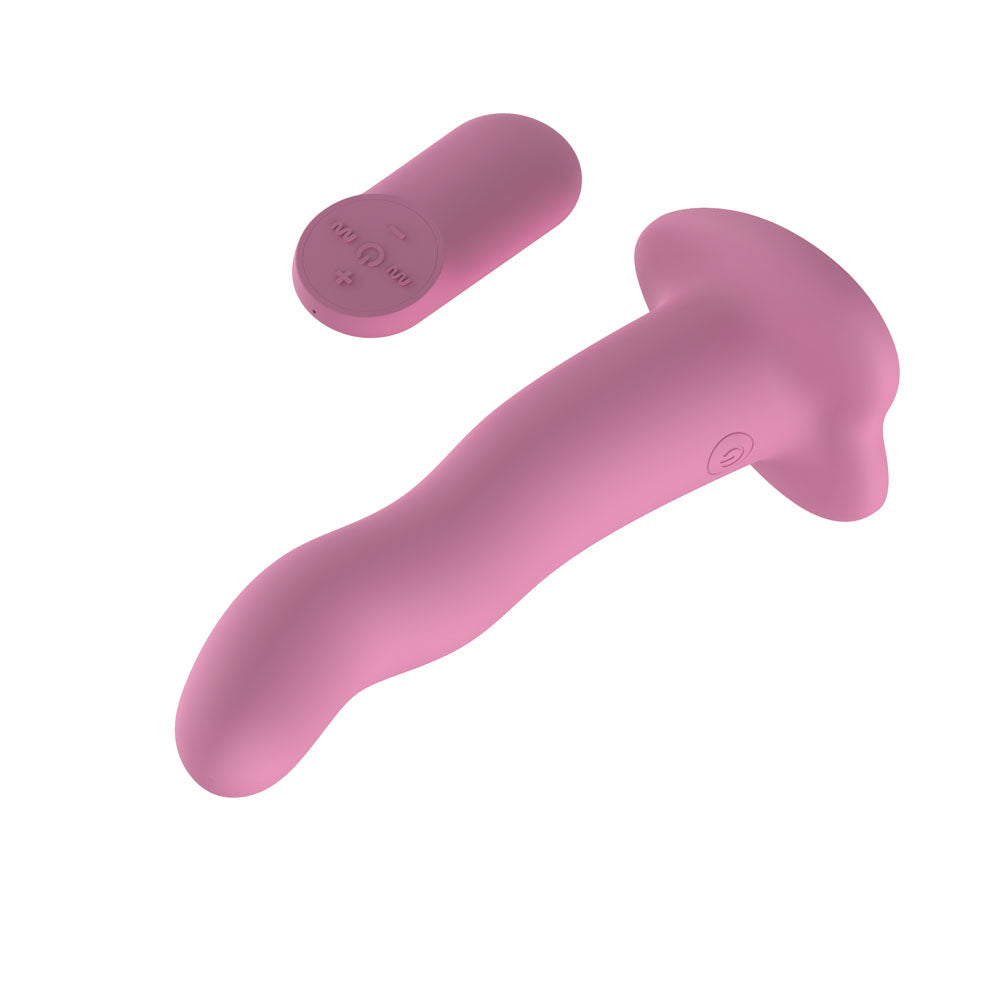Passion Play Vibrating Dildo – USB Rechargeable Wireless Remote Vibrator 18.2 cm
