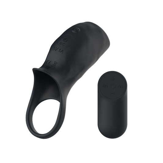 Passion Play Vibrating Cockring Sleeve – USB Rechargeable Penis Sleeve > Sex Toys For Men > Penis Sleeves