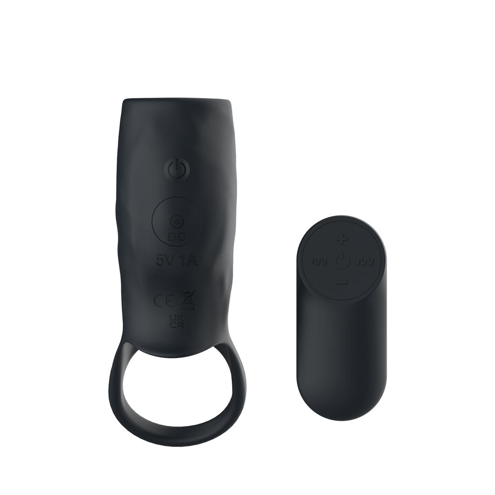 Passion Play Vibrating Cockring Sleeve – USB Rechargeable Penis Sleeve