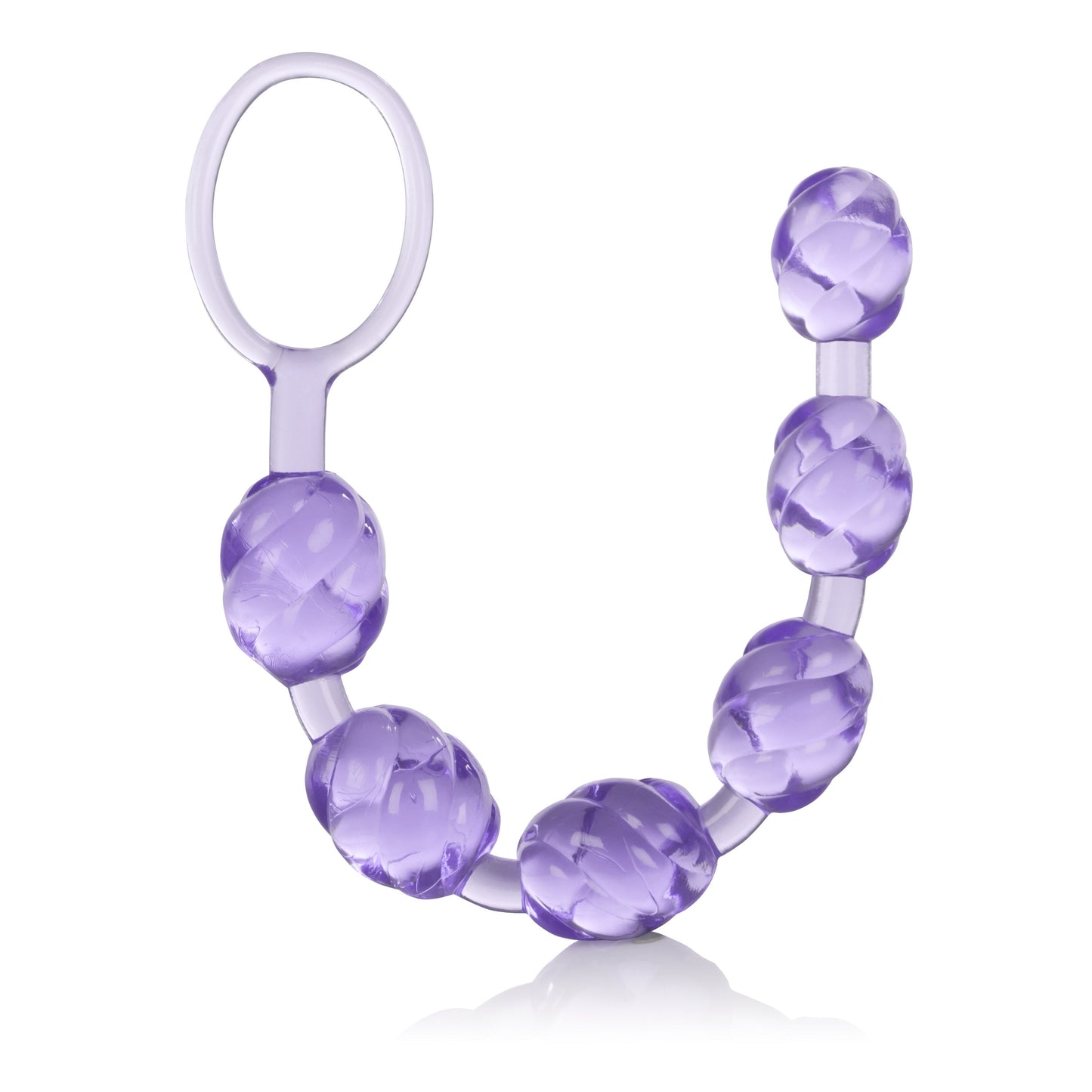 CalExotics Blue Swirl Pleasure Beads Flexible Anal Toy