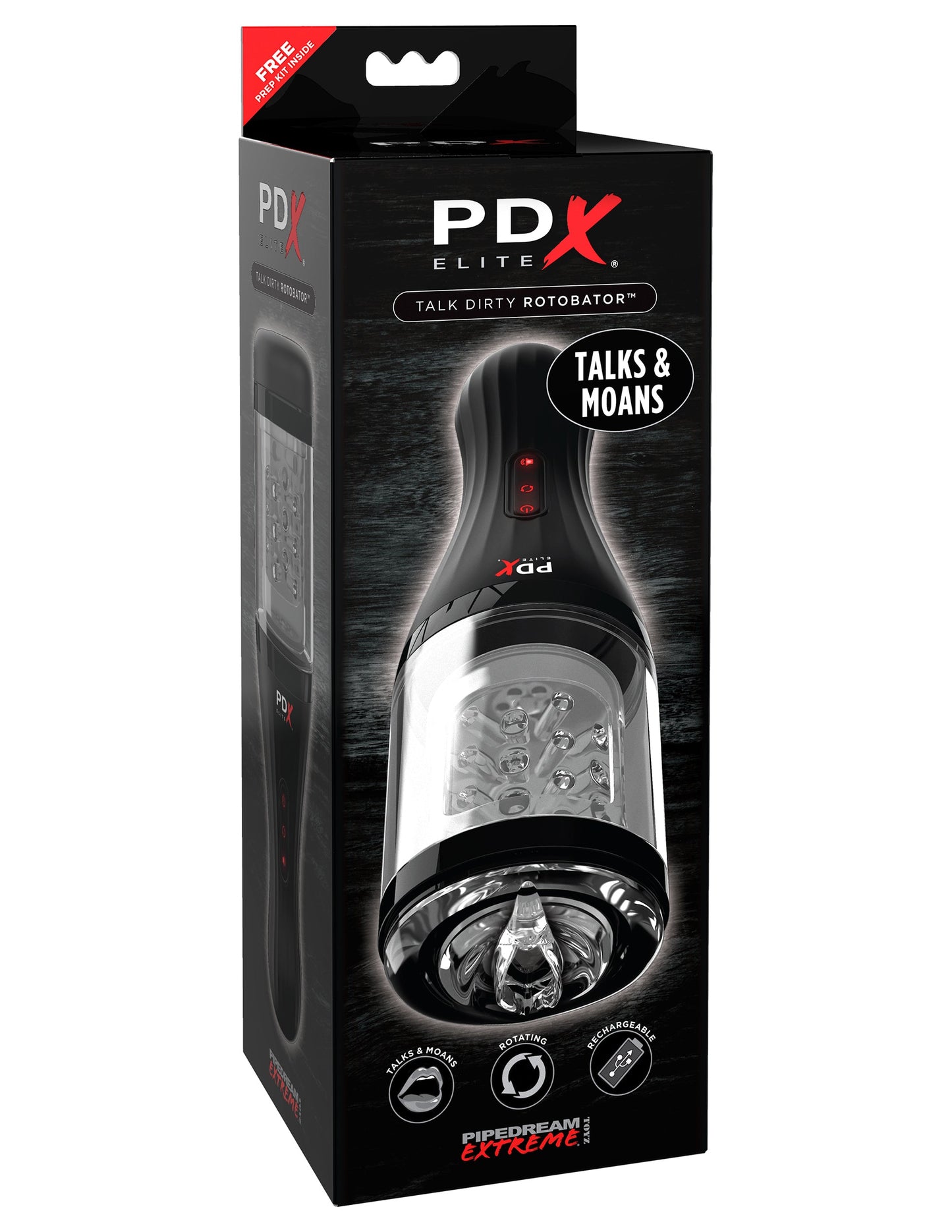 PDX Elite Talk Dirty Rotobator 24.1cm Masturbator