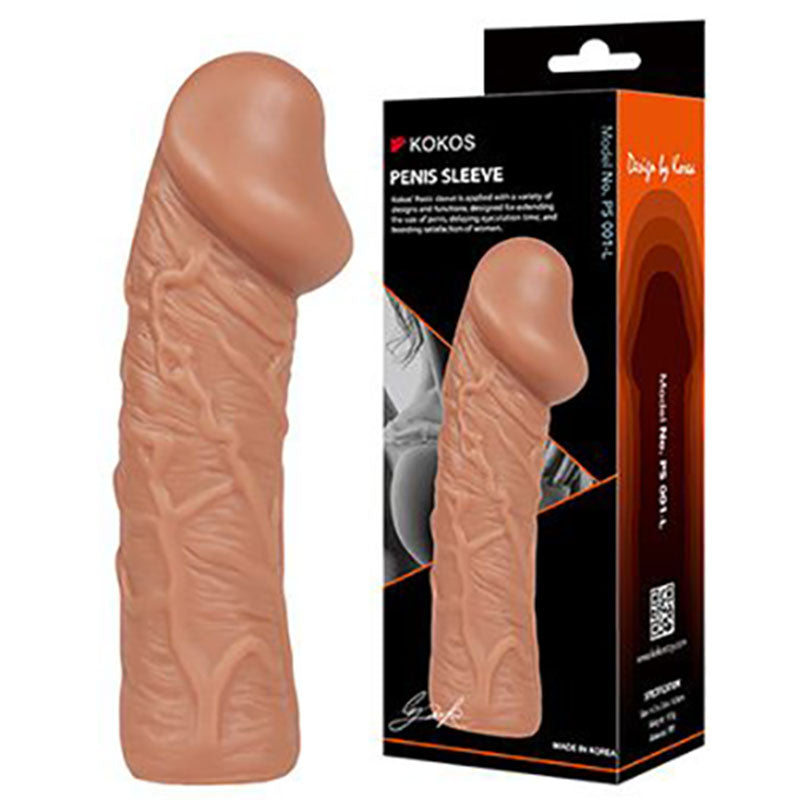 Kokos Penis Sleeve 1 - Large Penis Extension Sleeve 4.3cm