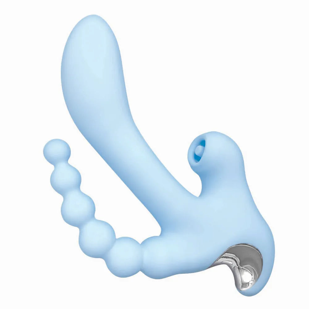 Nasstoys Sky Cirrus Three Way Vibe – USB Rechargeable 4.5 Inch Vibrator