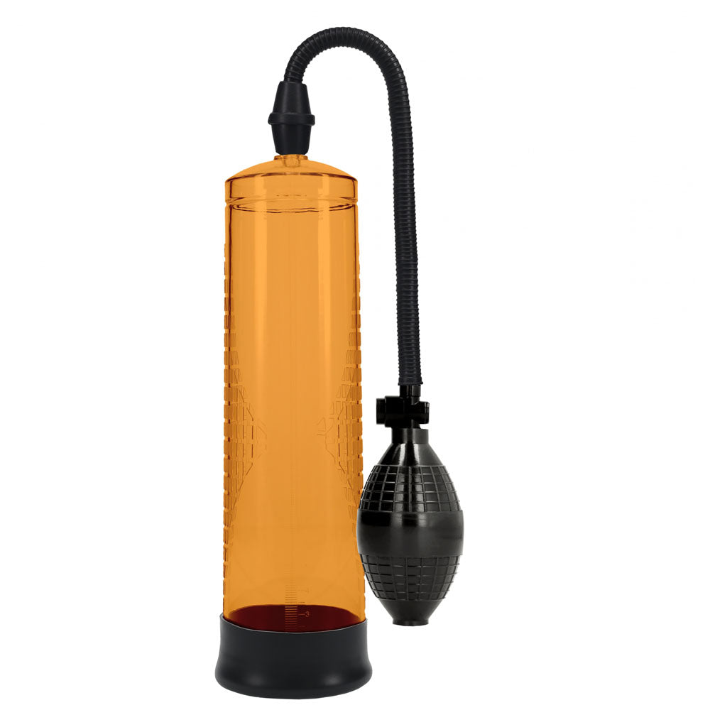 Pumped Basic Pump 1 (Orange) – 20cm x 6cm Penis Pump