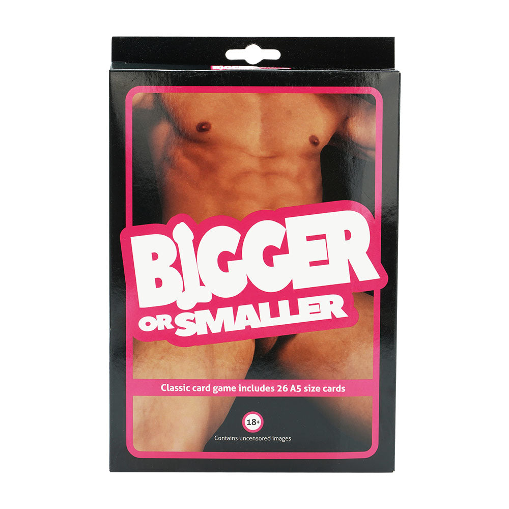 Bigger Or Smaller Adult Card Game Party Drinking Edition