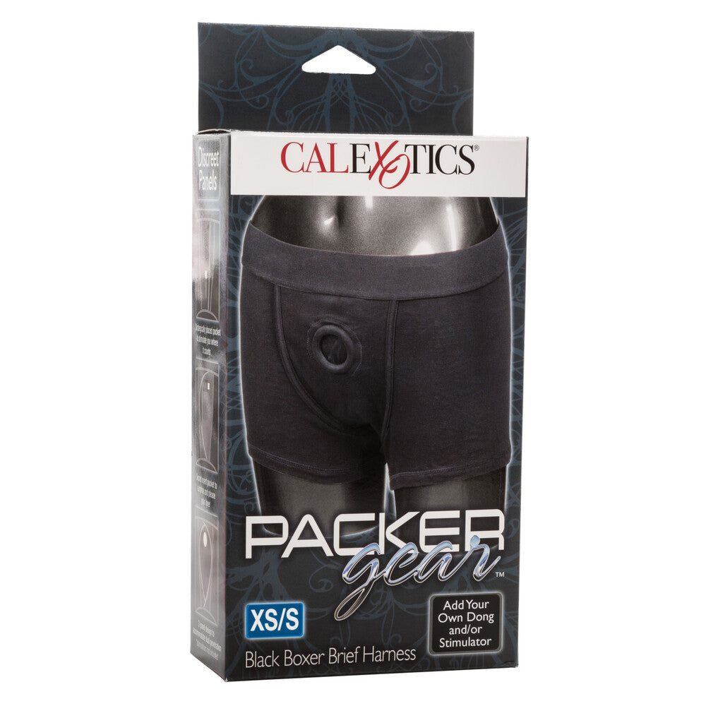 Packer Gear Boxer Harness (Black, Extra Small to Small) – Adjustable Harness