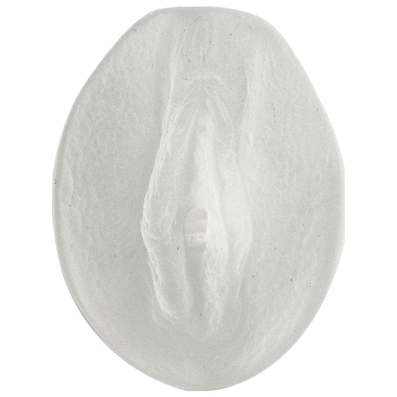 Palm Pal Ultraskyn Pussy Frosted Clear 6 Inch Masturbator