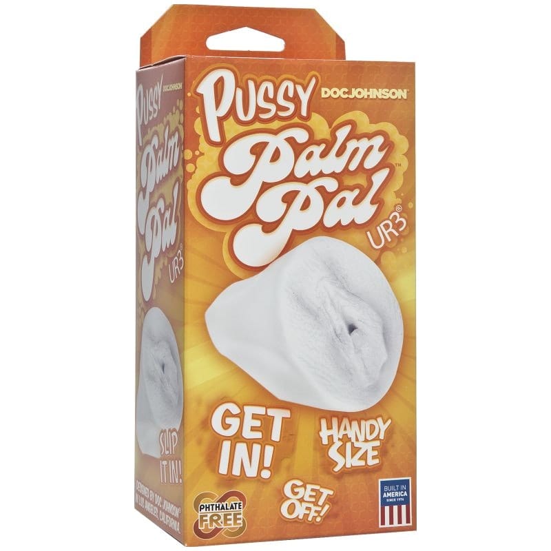 Palm Pal Ultraskyn Pussy Frosted Clear 6 Inch Masturbator