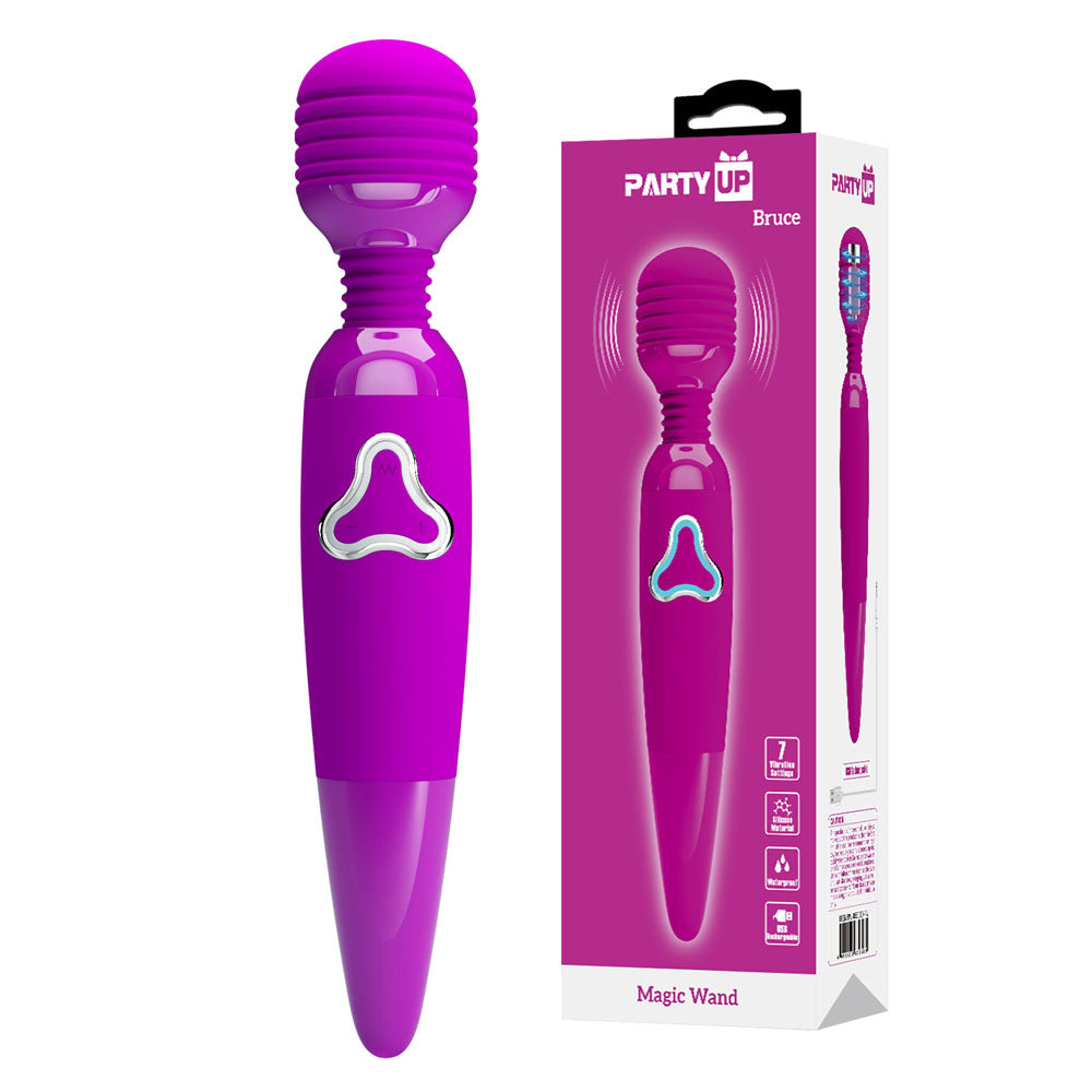 Party Up Bruce Wand 25 Centimeter Massage Wand for Ultimate Relaxation