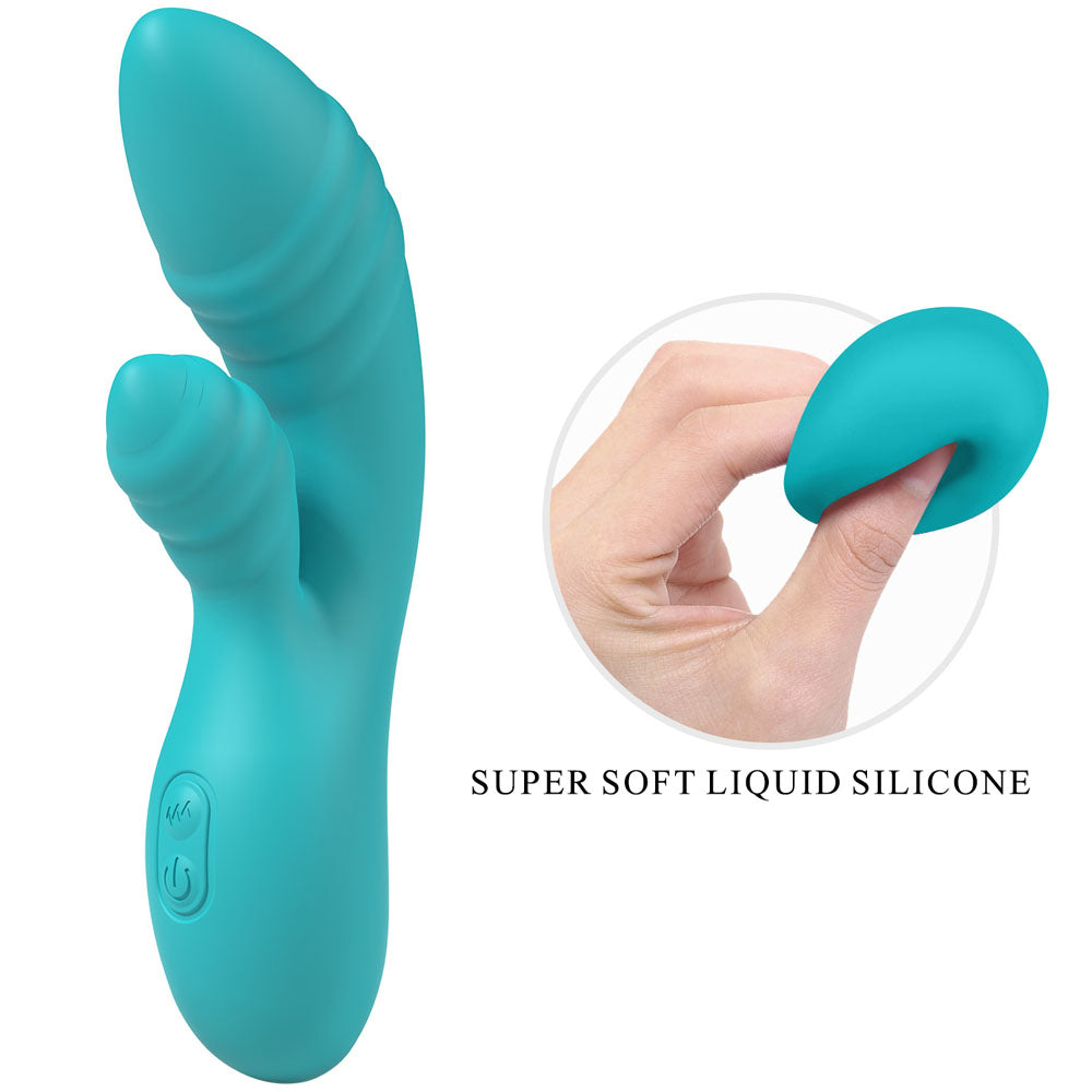 Party Up Dalida Teal 16.2 cm Rabbit Vibrator