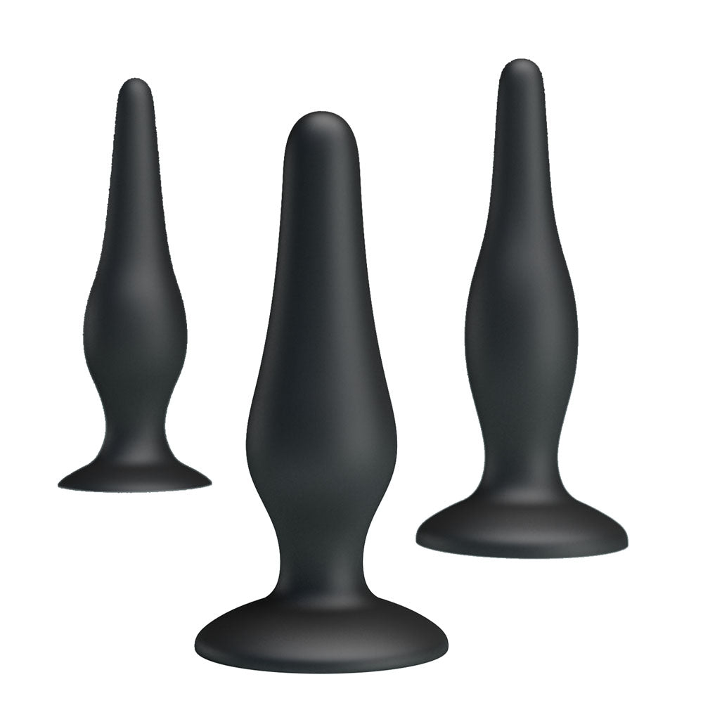 Party Up Jerry Butt Plug Set - Set of Three Sizes
