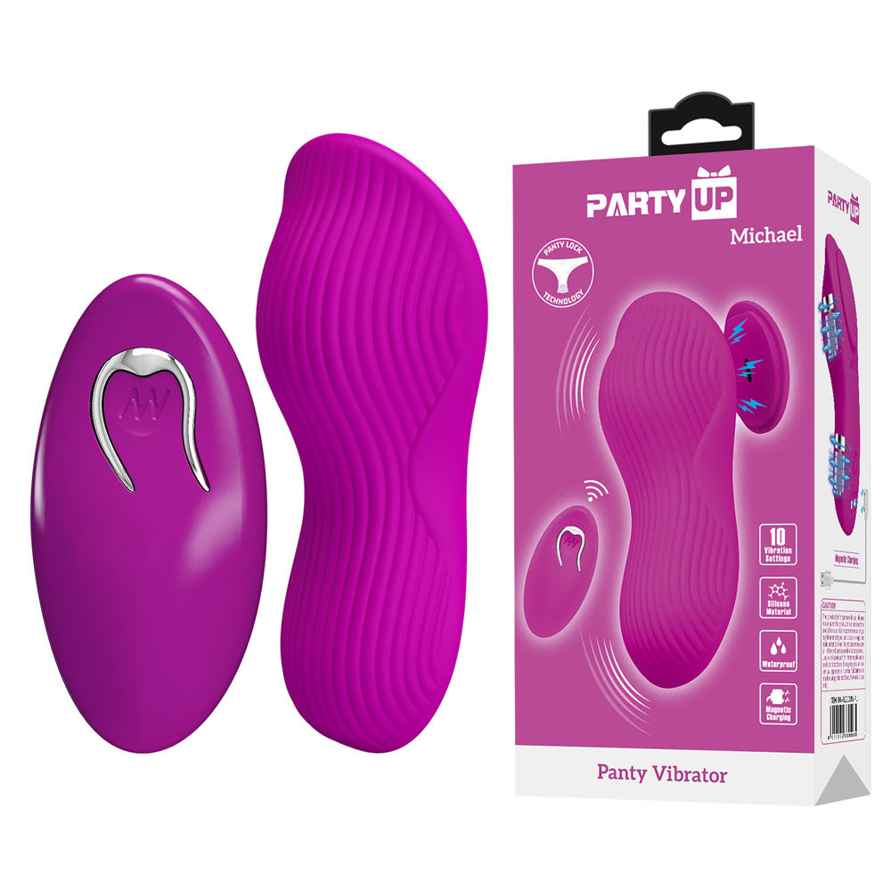 Party Up Michael Panty Vibe Panty Vibrator with Wireless Remote Control